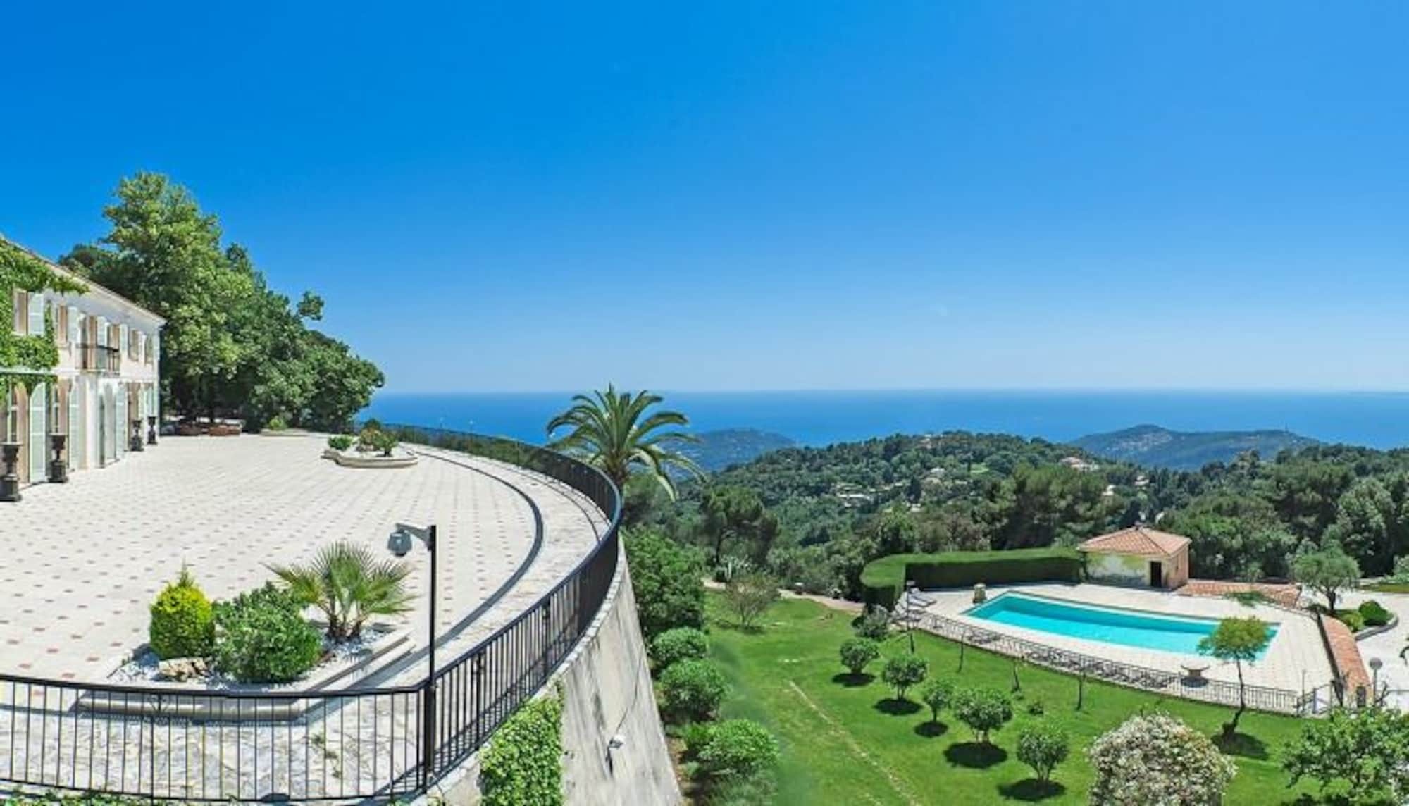 Willa Domaine Du Mont Leuze Villefranche-sur-Mer Zewnętrze zdjęcie